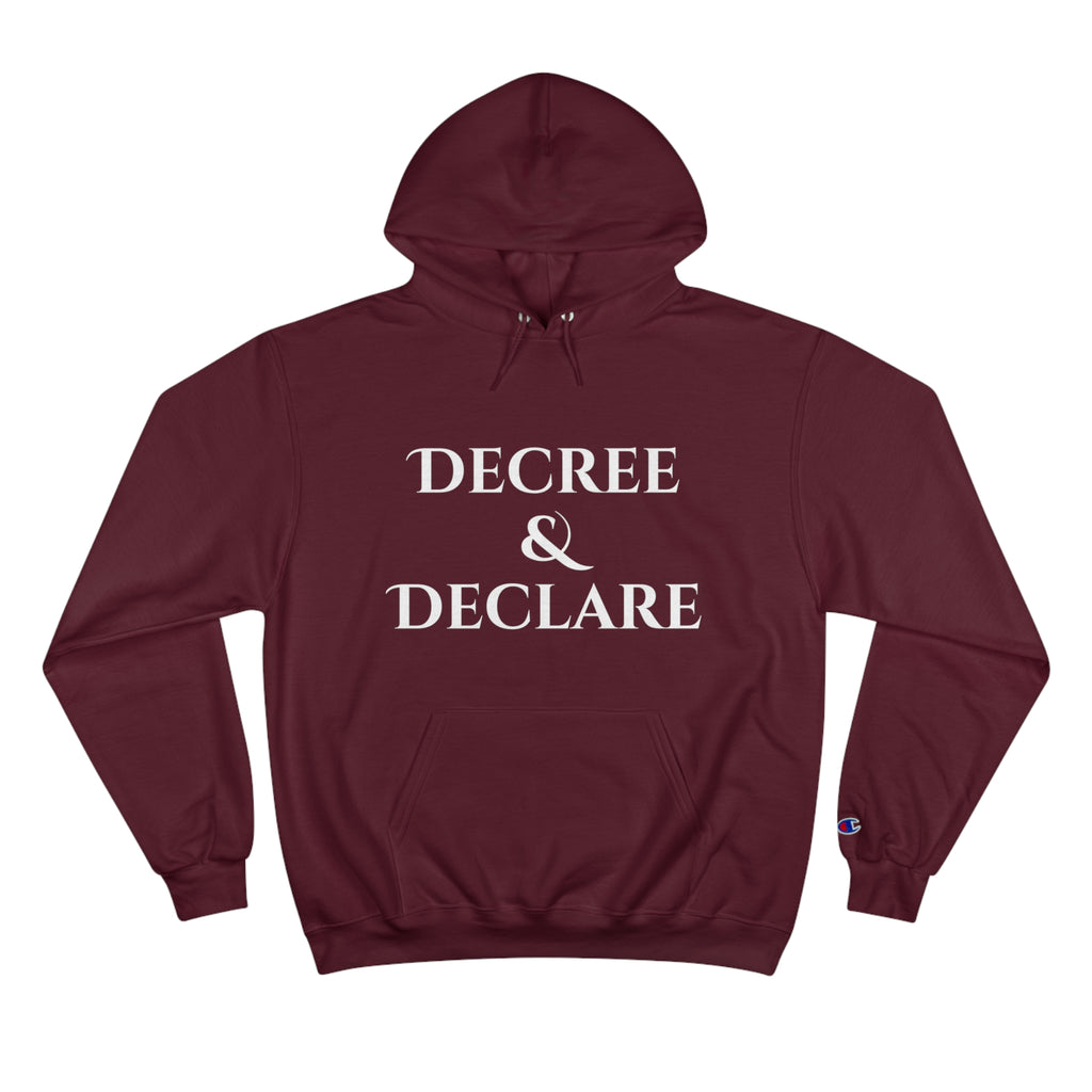 Decree & Declare Hoodie (Burgundy)