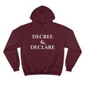 Decree & Declare Hoodie (Burgundy)